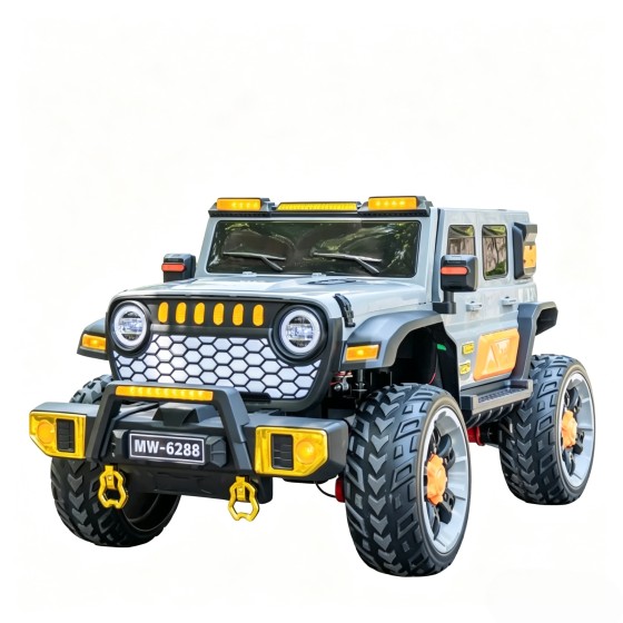 4WD Kids Electric Ride On Car | Can Hold Adult | Remote Control Off-Road Toy Car for Boys Girls
