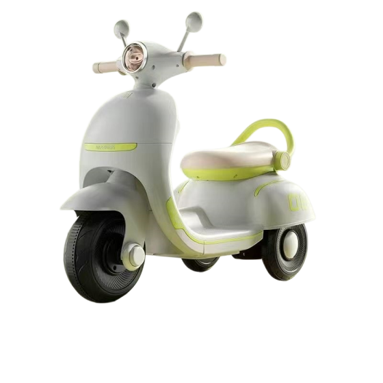 Kids Electric Tricycle Motorcycle, Remote Control Rechargeable Ride-On Toy Car with Cargo Bucket & Push Function for Boys and Girls