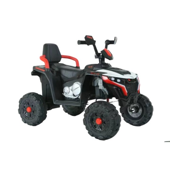 New Rechargeable Dual-Drive Kids Ride-On Toy, includes Electric Motorcycle, 4-Wheel Remote Control Off-Road Car & Large Beach Buggy
