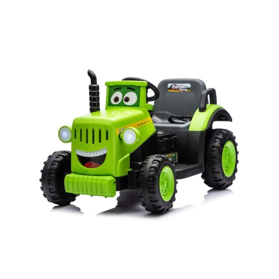 Kids Electric Tractor, Four-Wheel Ride-On Cartoon Toy Car, Rechargeable for Boys & Girls