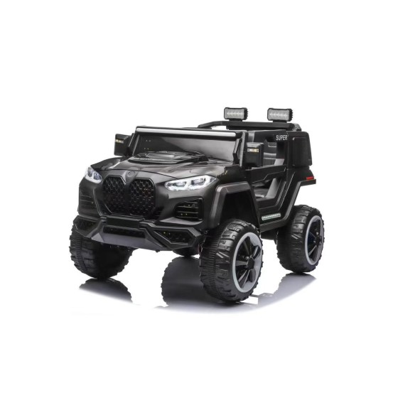 Kids Electric 4WD Off-Road Vehicle, Rechargeable Remote Control Ride-On Toy Car for Boys and Girls